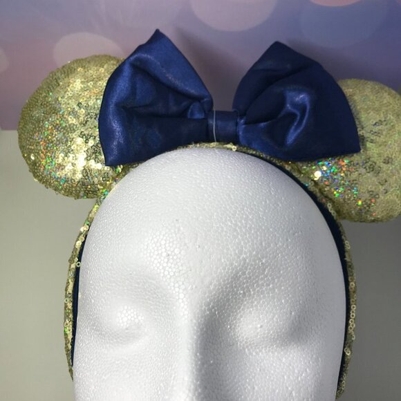 50th Anniversary Disneyworld gold sequin ears new with tags Disney Minnie Mouse - Picture 6 of 7